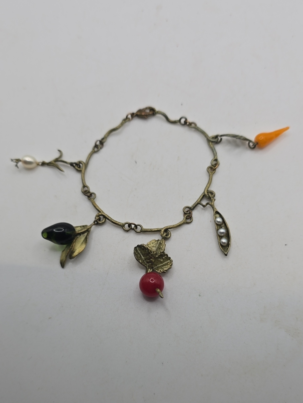 Michael Michaud Vegetable Charm Bracelet